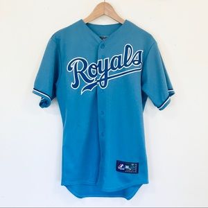 ⚾️ KC Royals Powder Blue MLB Baseball Jersey SMALL